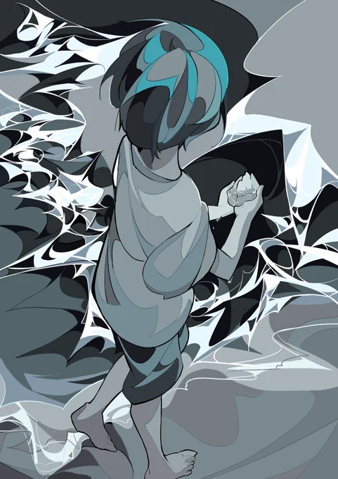 顔が見えないイラスト好き              