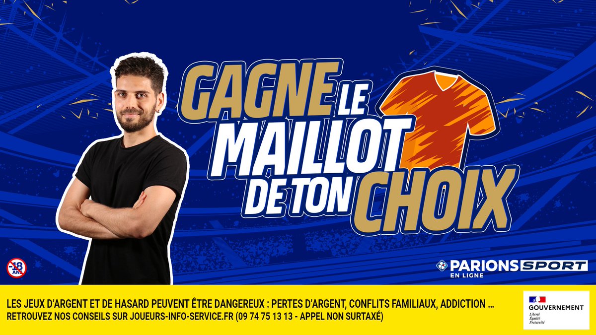 _AlexdeCastro_'s tweet photo. Amigo ! Nouveau jeu concours avec @ParionsSport !  On t'offre 1 MAILLOT (club ou sélection de ton choix) ce mois-ci !  

Pour jouer il suffit : 
- Etre majeur 🔞
- RT + Follow @_alexdecastro_ et @parionssport

Bonne chance à tous !  (le gagnant sera tiré au sort début novembre) https://t.co/YGmTQmxhGG