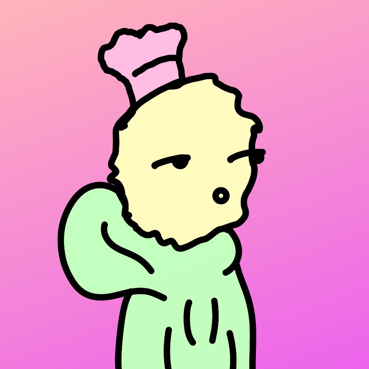 Who let him cook🧑‍🍳⁉️

Scribbliez are stayin’ on <a href="/SeiNetwork/">Sei</a>. ✏️