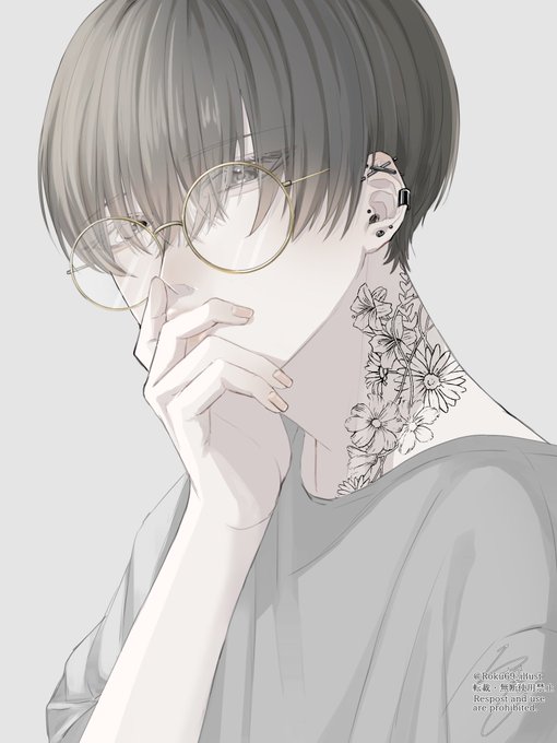 「covering mouth earrings」 illustration images(Latest)