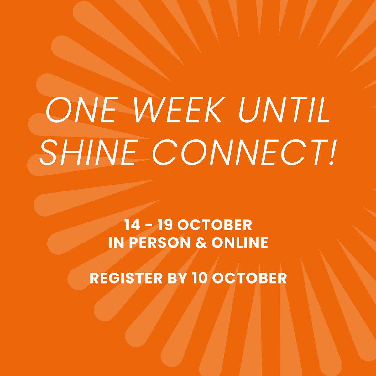 ShineCancerSupp's tweet photo. Are you registered to join us at the UK's only conference focussed on the needs & issues young adults face with cancer & support that helps? In person & online! #ShineConnect
Register by 10th Oct, bursaries are available.
Sign up https://t.co/orPD0RRmyR
#cancersupport https://t.co/RsbNOPnanr