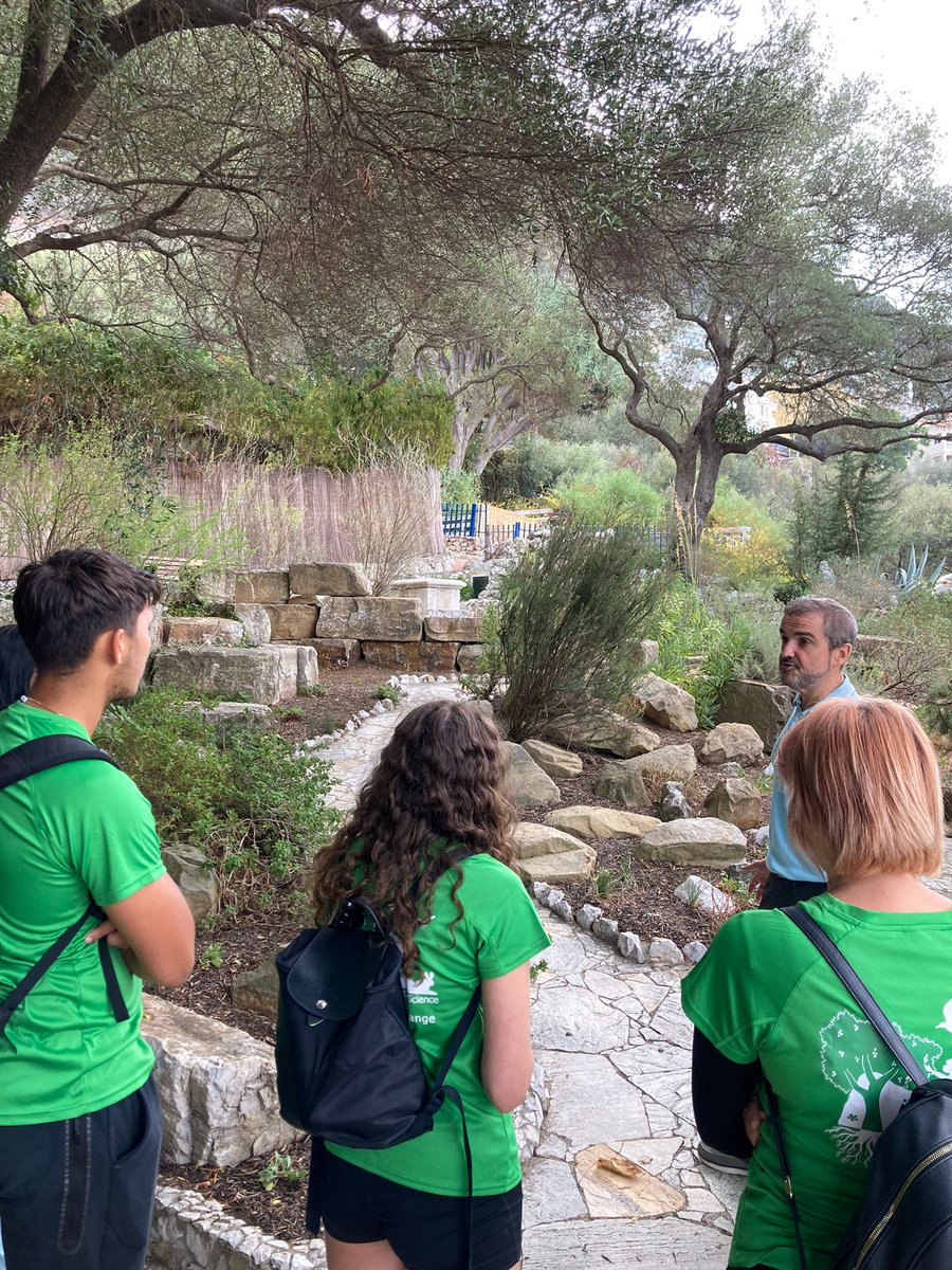 Our MSc Environmental Science & Climate Change students had their first day of placement with the Gibraltar Botanic Gardens! Thank you to Dr Keith Bensusan and Dr Rhian Guillem for welcoming our students and sharing your knowledge and expertise with them! 🌿🦋 #UniGib