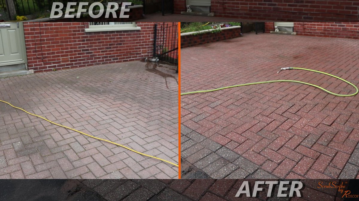 RoscoePortfolio's tweet photo. Driveway restoration🧼

☎ 07834702547 📧 
info@scrubscribe.co.uk

 #ScrubScribe #ExteriorCleaning #BeforeAndAfter #DrivewayRevival #CleanExterior #OutdoorCleaning #ProfessionalCleaners #Restoration #Satisfying #Manchester https://t.co/88PDvky37M
