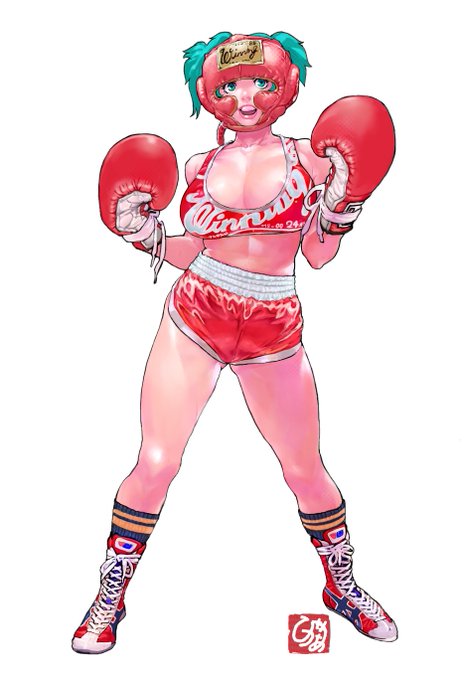 ヘッドギアが雑コラみたいだったんでなおした。 