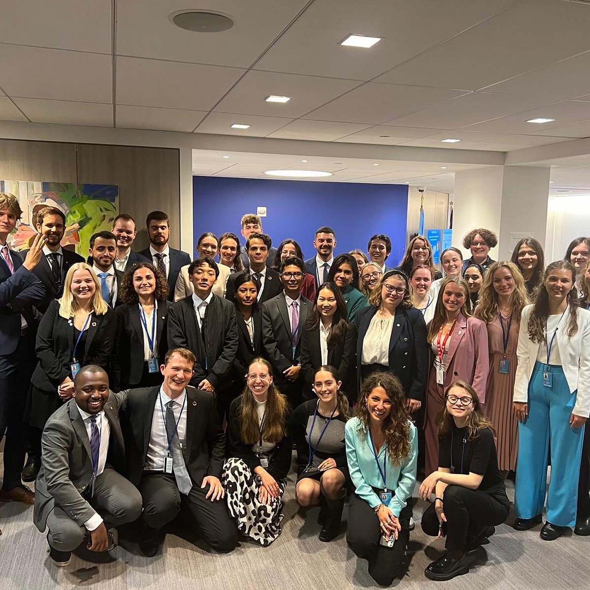 EUYouthDelegate's tweet photo. During the past few days in NYC we:
✅ Delivered our Statement at the @UnitedNations 3C
✅ Hosted a reception at the @euatun
✅ Recorded a new episodes of "Who Rules the World" podcast!
✅ Had multiple meetings
#UnitedNations #YouthDelegates #UNYDs #Youth #europeanUnion #EU https://t.co/ofNJ6EO9mP