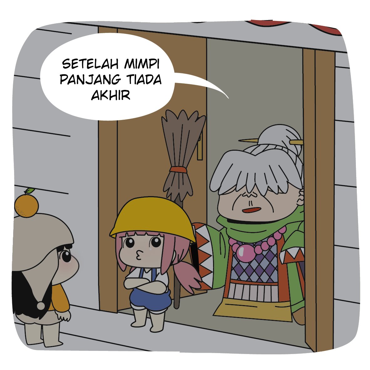 Hal yang bukan ulusanmu, lebih baik lupakan saja ' 3 ' )