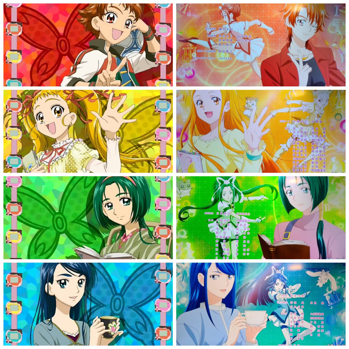 これとかも、プリキュア5の頃の前期のedのポーズよね? 凄すぎる