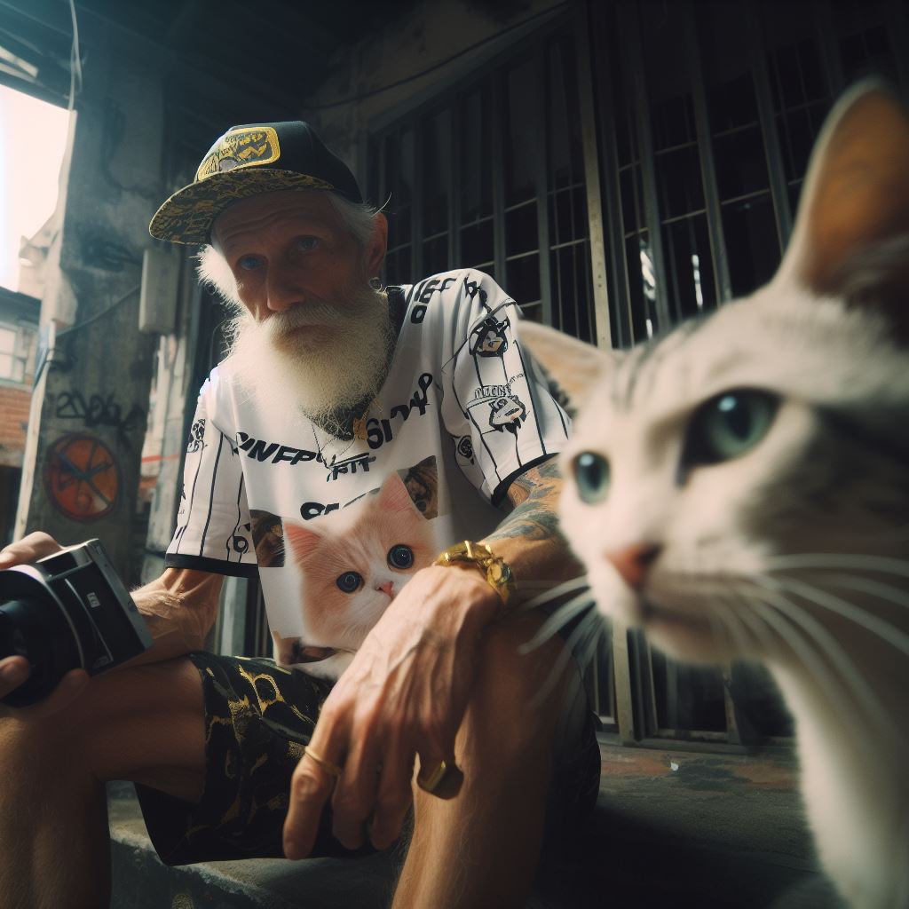 luislevrato's tweet photo. NYC with cats 
#Dalle3 https://t.co/MBOcvTLKsD