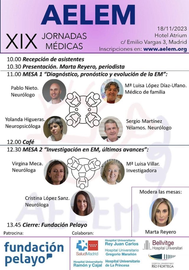 dasmi73's tweet photo. Ya casi está aquí!!El día 18 de Noviembre en #JornadasMédicas de #AELEM haremos entrega de uno de nuestros premios. #nEMo, es un reconocimiento a personas o instituciones que se han significado en la lucha contra la esclerosis múltiple en cualquiera de sus ámbitos.👇👇👇 https://t.co/ZgqdGxzDLR