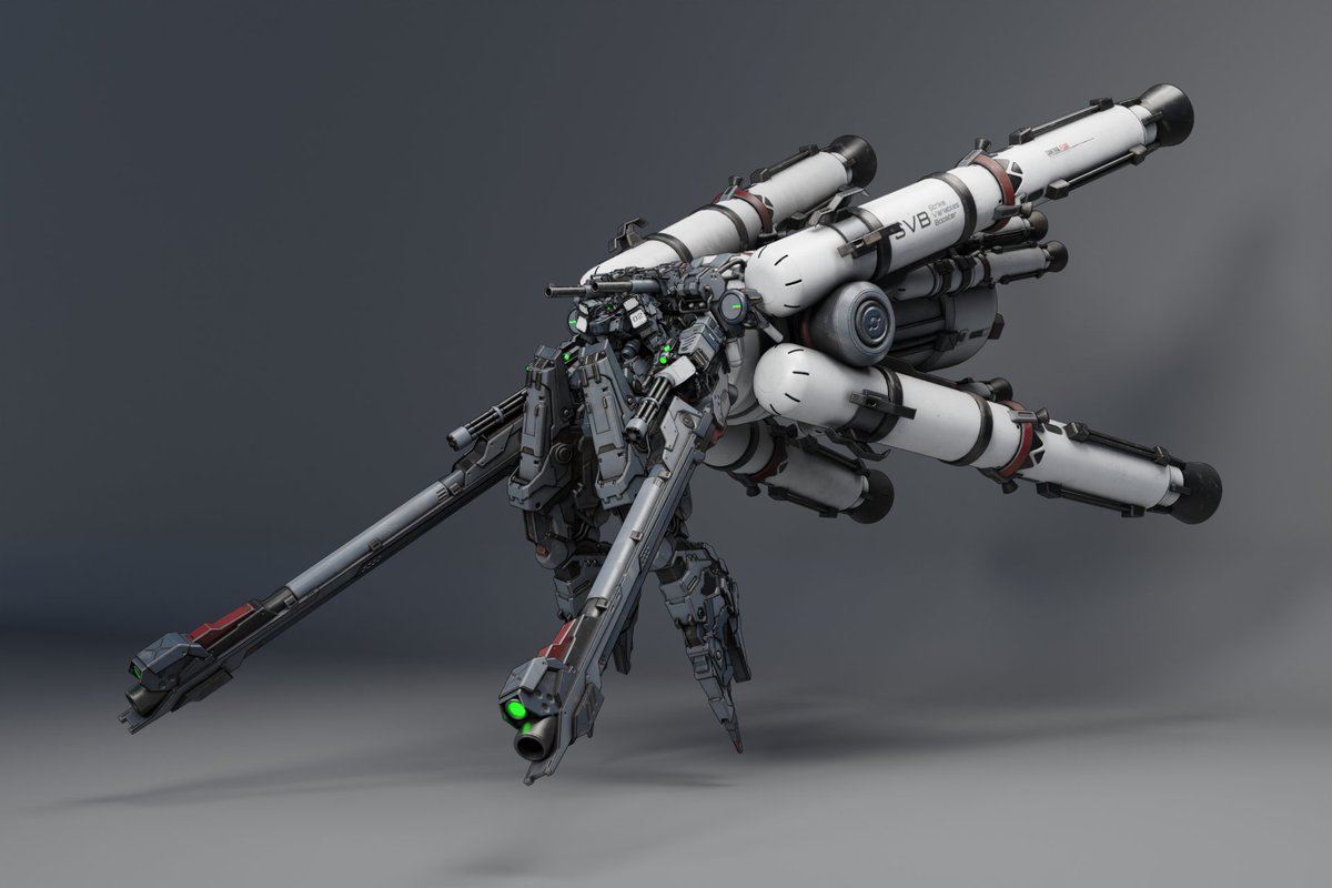 G3 Type2 
2022年五月ごろ
#Fusion360 #blender #b3d #3dcg #substancepainter #3DCG #ロボ #mecha