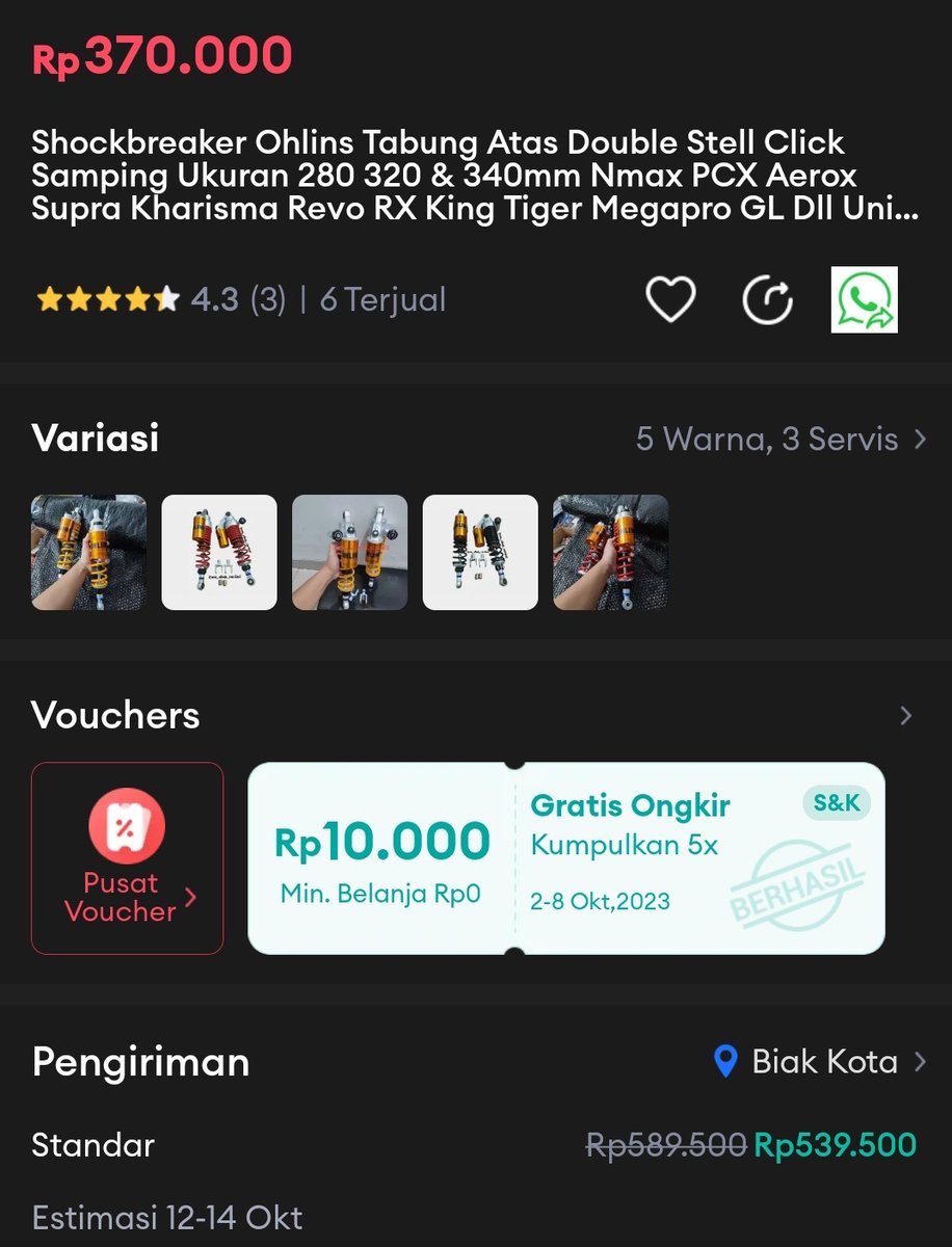 ithoe_daniel's tweet image. HARGA BARANG : 370.000
ONGKIR : 539.500
#negeriDongeng
#indonesialucu