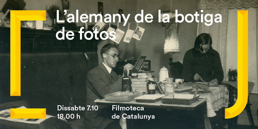 cinemajueu's tweet photo. Avui a les 18.00

@filmotecacat

L'ALEMANY DE LA BOTIGA DE FOTOS
Luís Pérez Bordoy

Descobreix el misteri de Leo Frischer, fotògraf a Mallorca que buscava refugi durant la 2ª Guerra Mundial. Què va passar el juny de 1940?

#FCJBarcelona #FestivalCinemaJueu #LAlemanyDeLaBotiga https://t.co/qs1fXXLAGO