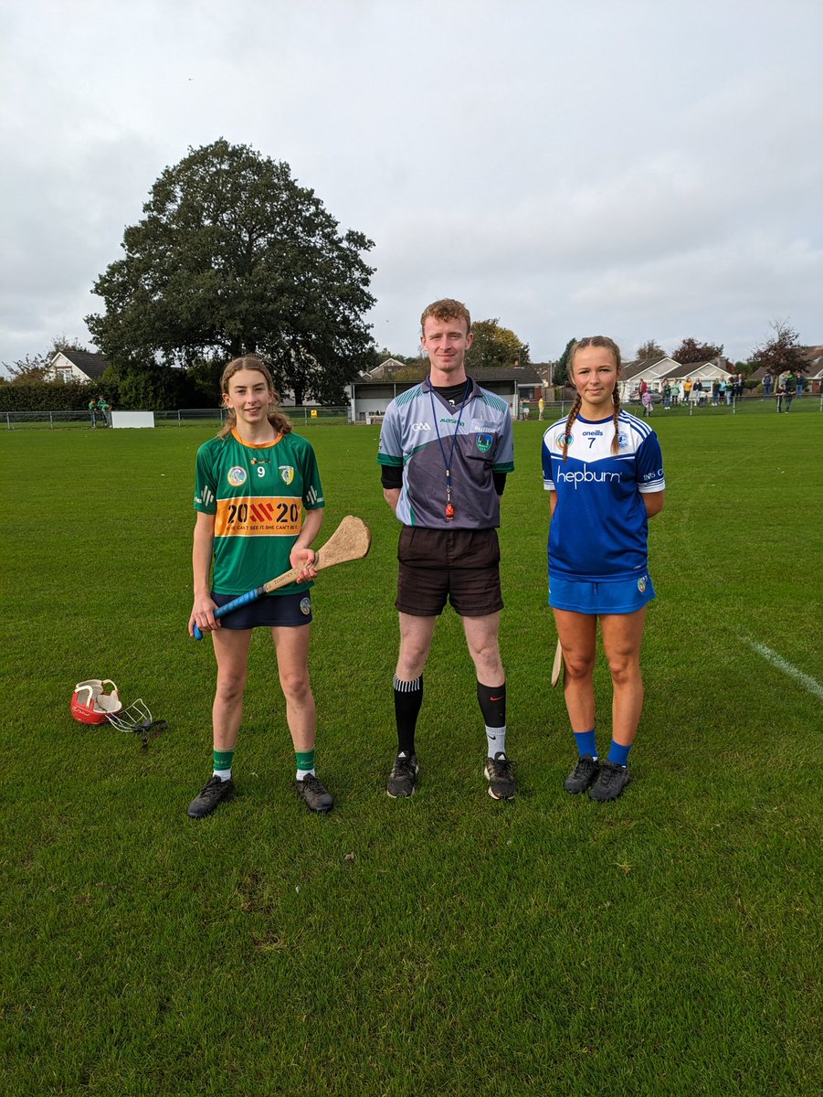 All ready to go in Castle Road for the U14 Premier 1 final between Inniscarra and Newtownshandrum

<a href="/kearysmotors/">Kearys</a> 
<a href="/Scarra_Camogie/">Inniscarra Camogie</a> <a href="/Newtowncamogie/">Newtownshandrumcamogieclub</a>