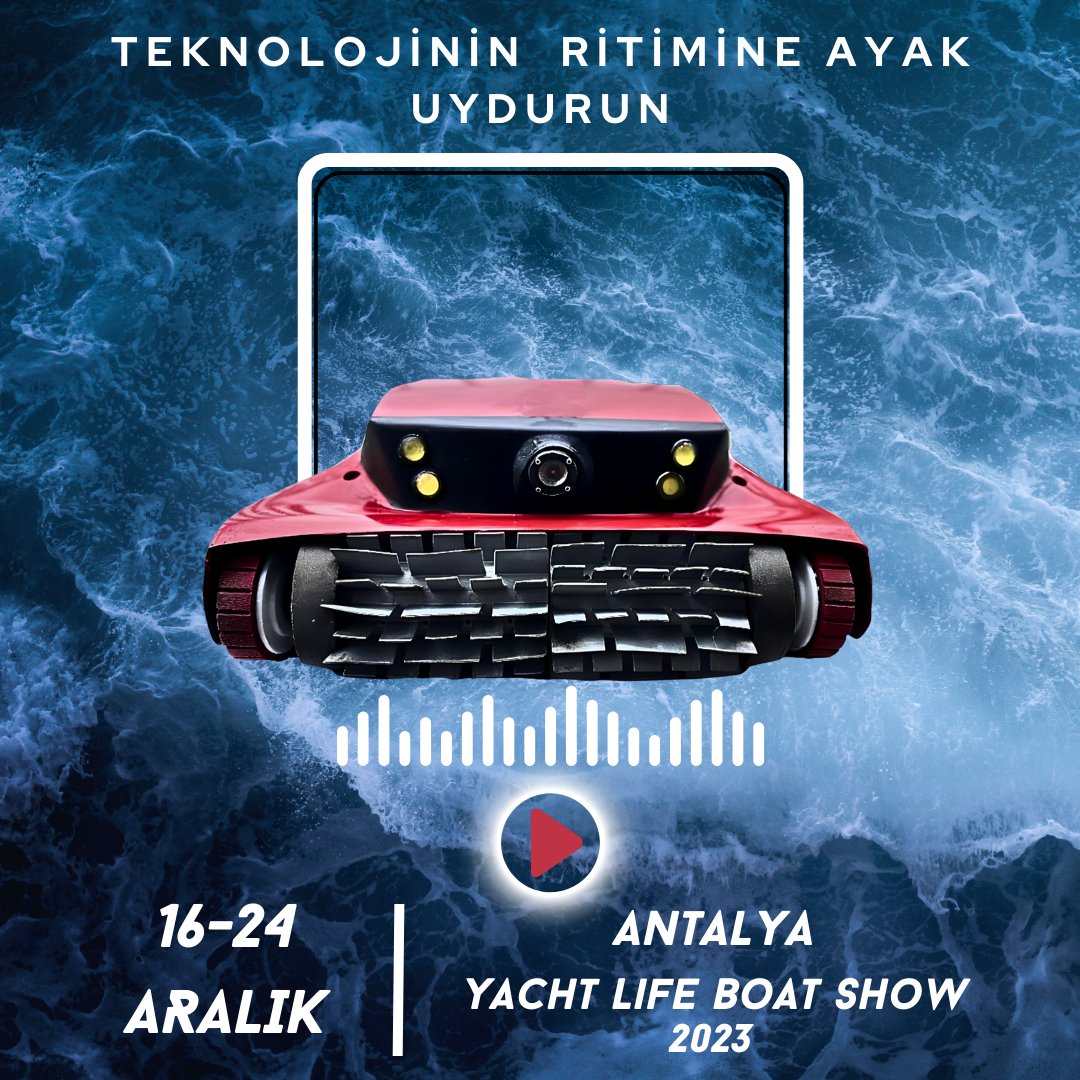 remora_co's tweet photo. Teknolojinin ritimine ayak uydurun ! ⚓
Karina temizliğinde devrim yaratacak Neta Pro modeli Antalya Yacht Life Boat Show 2023 fuarında sizlerle 🌊

#antalya #antalyaboatshow #yachtlife #boatlife #hullcleaning #technology https://t.co/ssMBsL7XwA