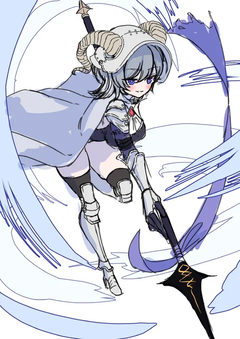 trpgの自キャラ描いてた 