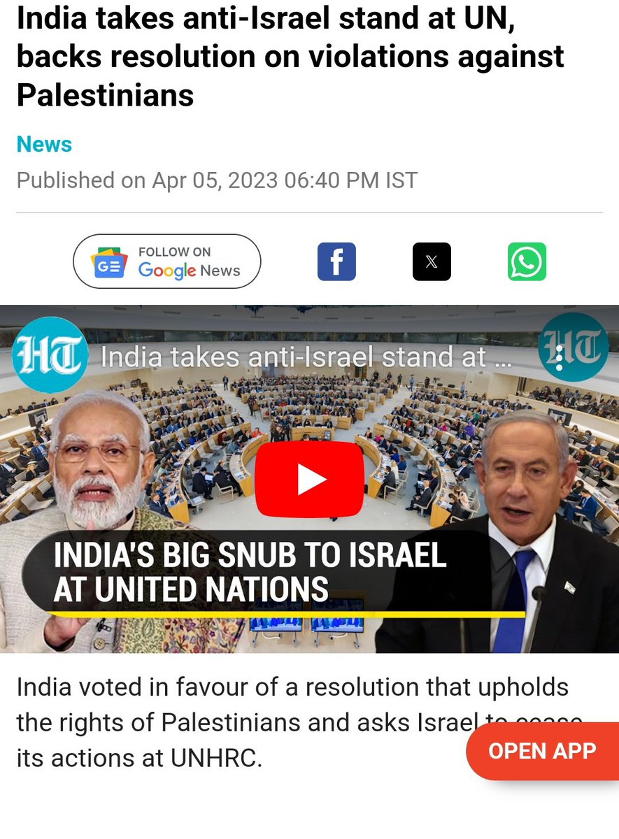 HimanshuSojitra's tweet image. But Modi wasn&apos;t with #Israel 

#ModiWithMuslims