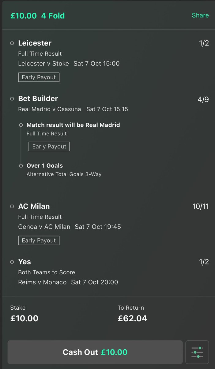 Todays mixed acca 👀 Odds - 5.2/1 🤑🤞