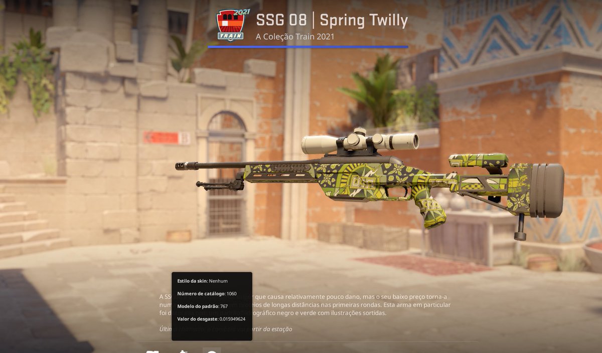 skivelgaming's tweet photo. Hello ma friends can any one help me about price of this SSG? If this pattern its rare or not #CS2 #CounterStrike2 https://t.co/siIyXCHSC7