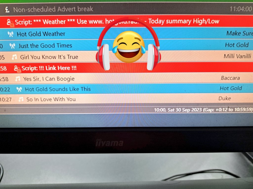 JayDradiofella's tweet photo. This time a week ago I was starting my last hour on Hot Gold radio 'Saturday brunch'...
Yes, I did start the last hour with 'Milli Vanilli' @benburrell
It was already on the playlist...
#hadtime #finalshow https://t.co/3GyRbBJYWZ