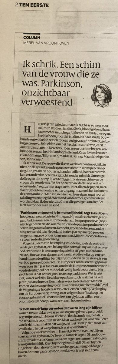 marjanminnesma's tweet photo. Wat een steengoed stuk weer p2 NRC https://t.co/0pXJAOUObR