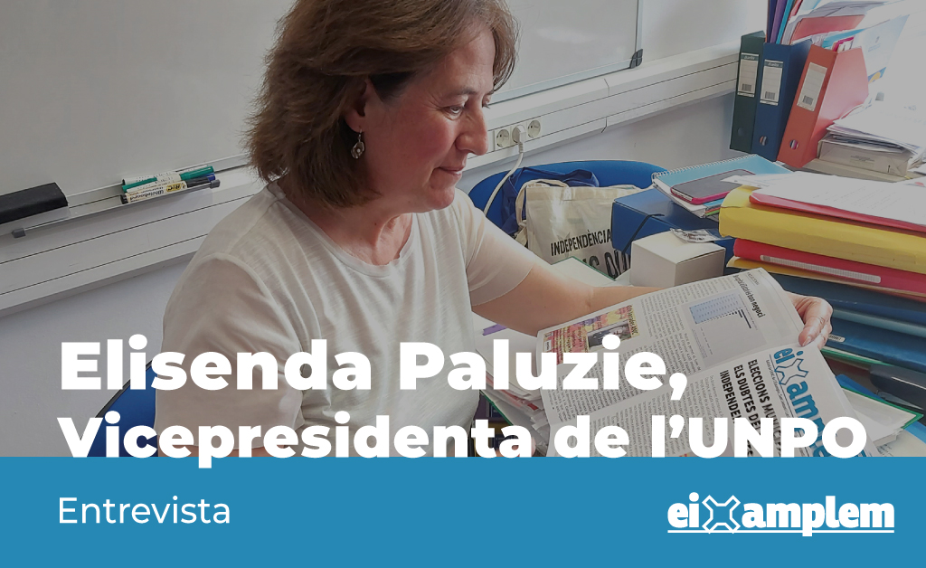 AssembleaEExI's tweet photo. ⬛️⬜️ 🎤 ELISENDA PALUZIE, VICEPRESIDENTA DE L’UNPO
Entrevista
L'@assemblea s'uneix a @UNPOintl per defensar els drets del poble català! denunciant la repressió i guanyant suport internacional.
🌐https://t.co/XTjdlAoZOU
#LluitemiGuanyem la #independència! #Eixamplem https://t.co/t9D6vjMNv9