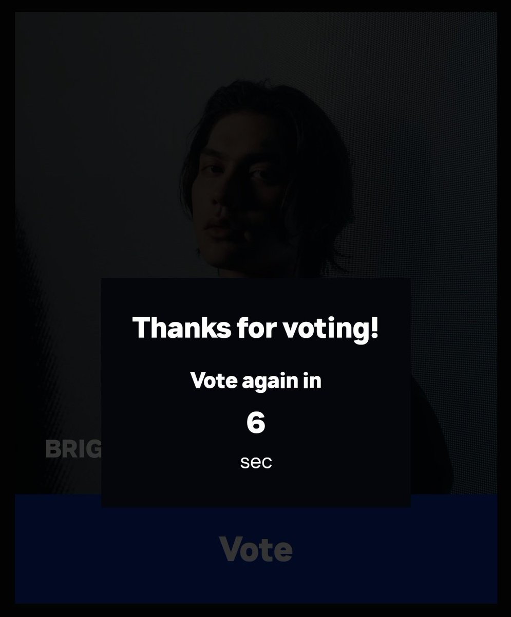 ProtectBright's tweet photo. Vote BRIGHT (@bbrightvc ) for MTV EMA Best Asia. 🤍

You can vote here nonstop. It has 10 seconds interval per vote. https://t.co/FZMcGE1hdF