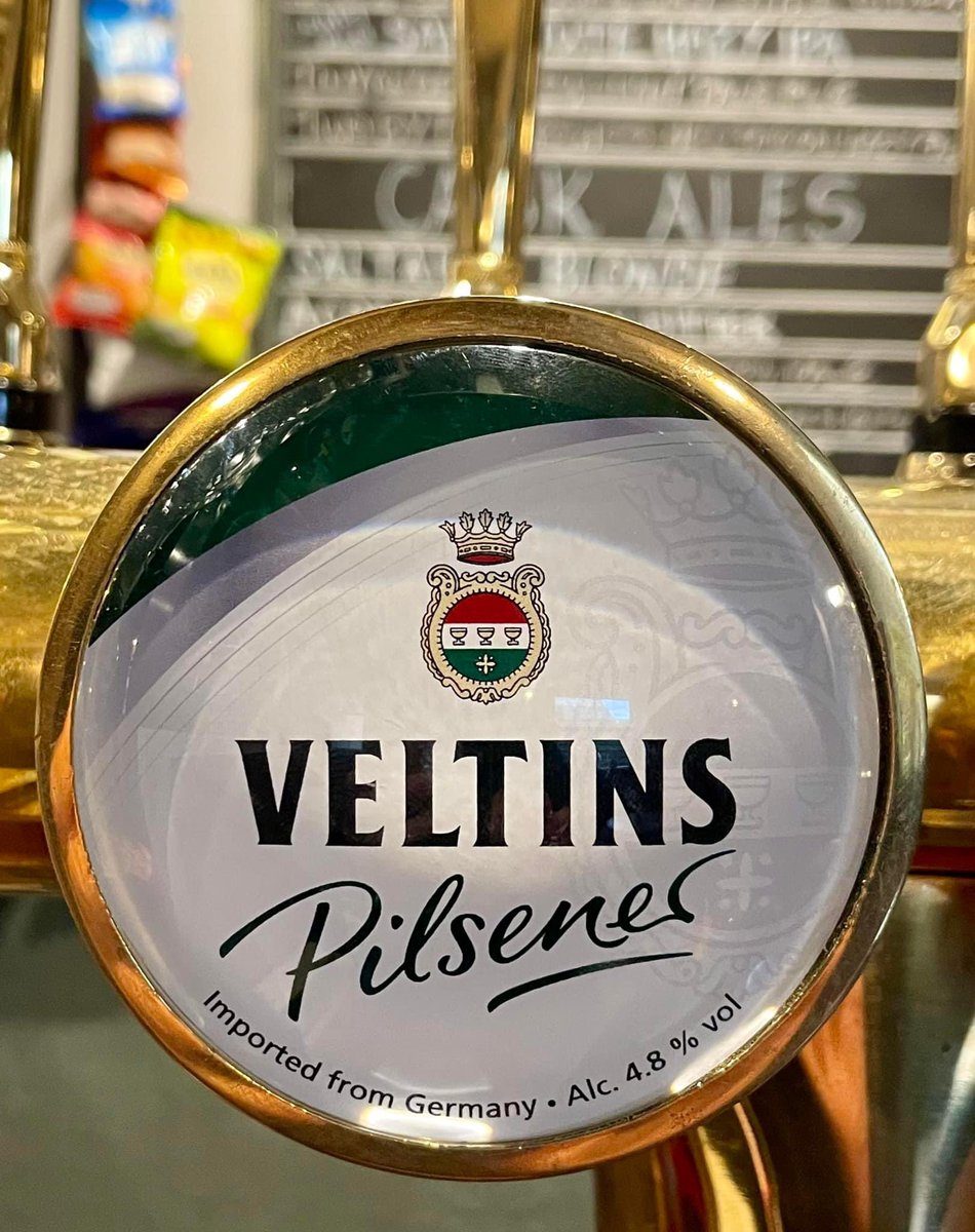 We’re excited about this new addition to our keg line up! 
<a href="/Veltins/">VELTINS</a> is a bright, Golden, premium Pilsner, imported directly from Germany. 
We know it already had a great following, &amp; we’re sure our customers will love it! 🍺