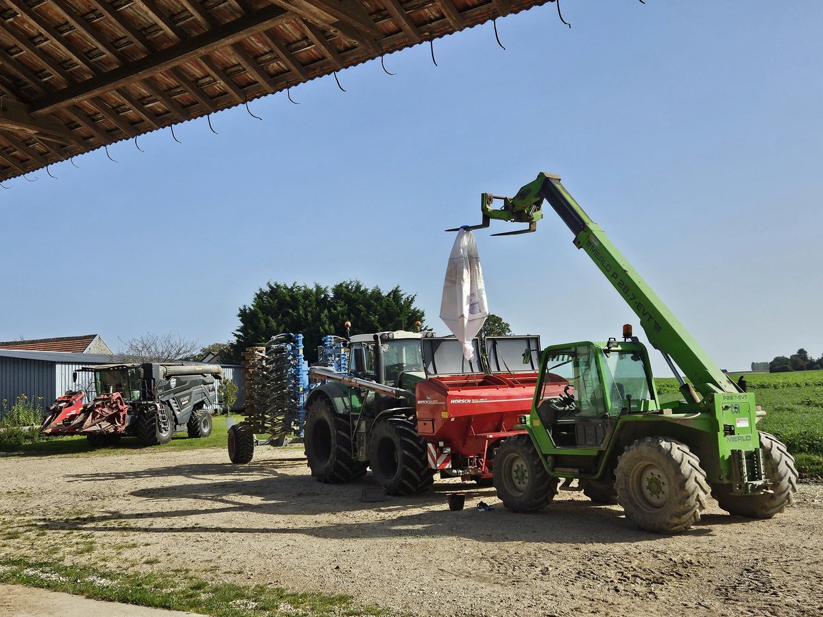 Essai pour du blé en terres fortes avec cailloux