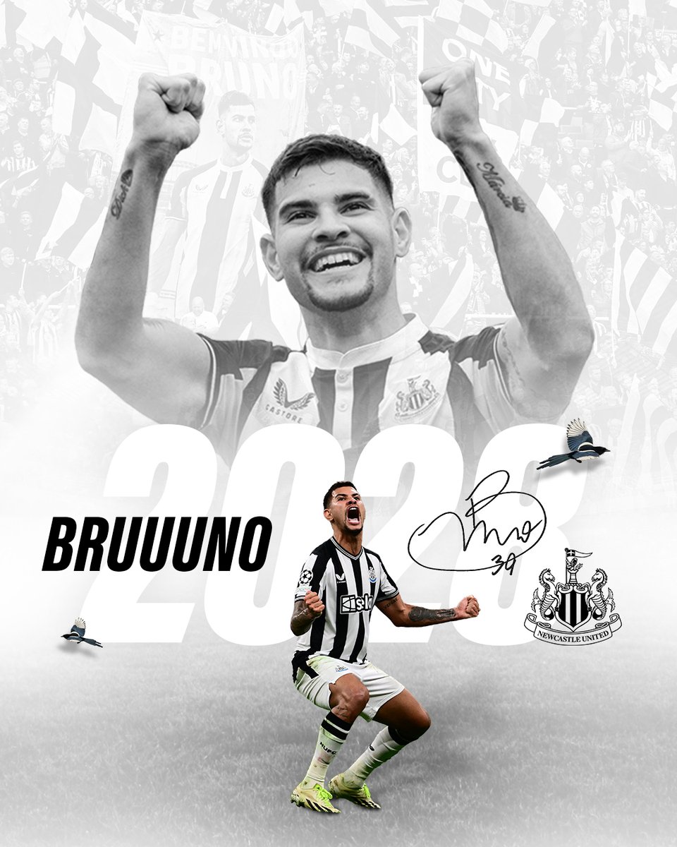 Our Brazilian Geordie - here to stay! 🇧🇷

#BRUNO2028