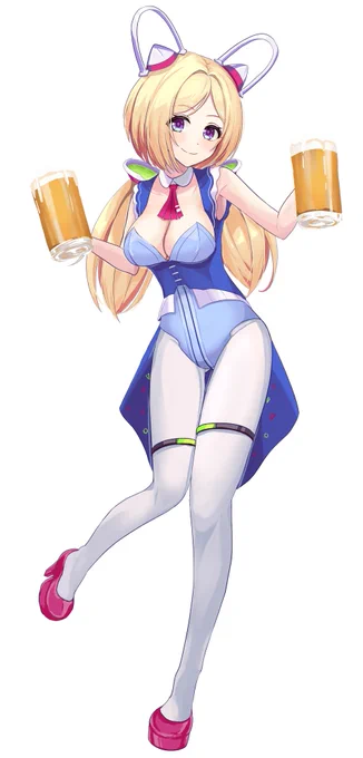 ホロメン全員兎化計画 8.アキちゃん #アロ絵