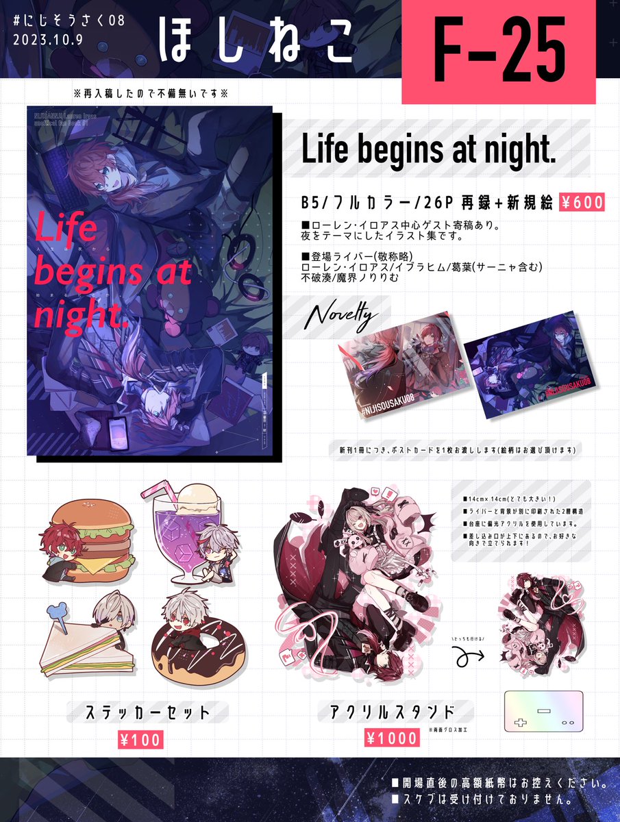 にじそうさく08 にじそうさく10 イラスト集 ローレン・イロアス にじ