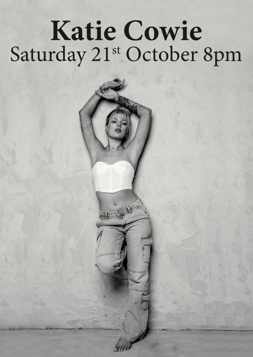 LIVE MUSIC 🎶 KATIE COWIE 🎤 SATURDAY 21st OCTOBER 8pm 🍻🥂💃