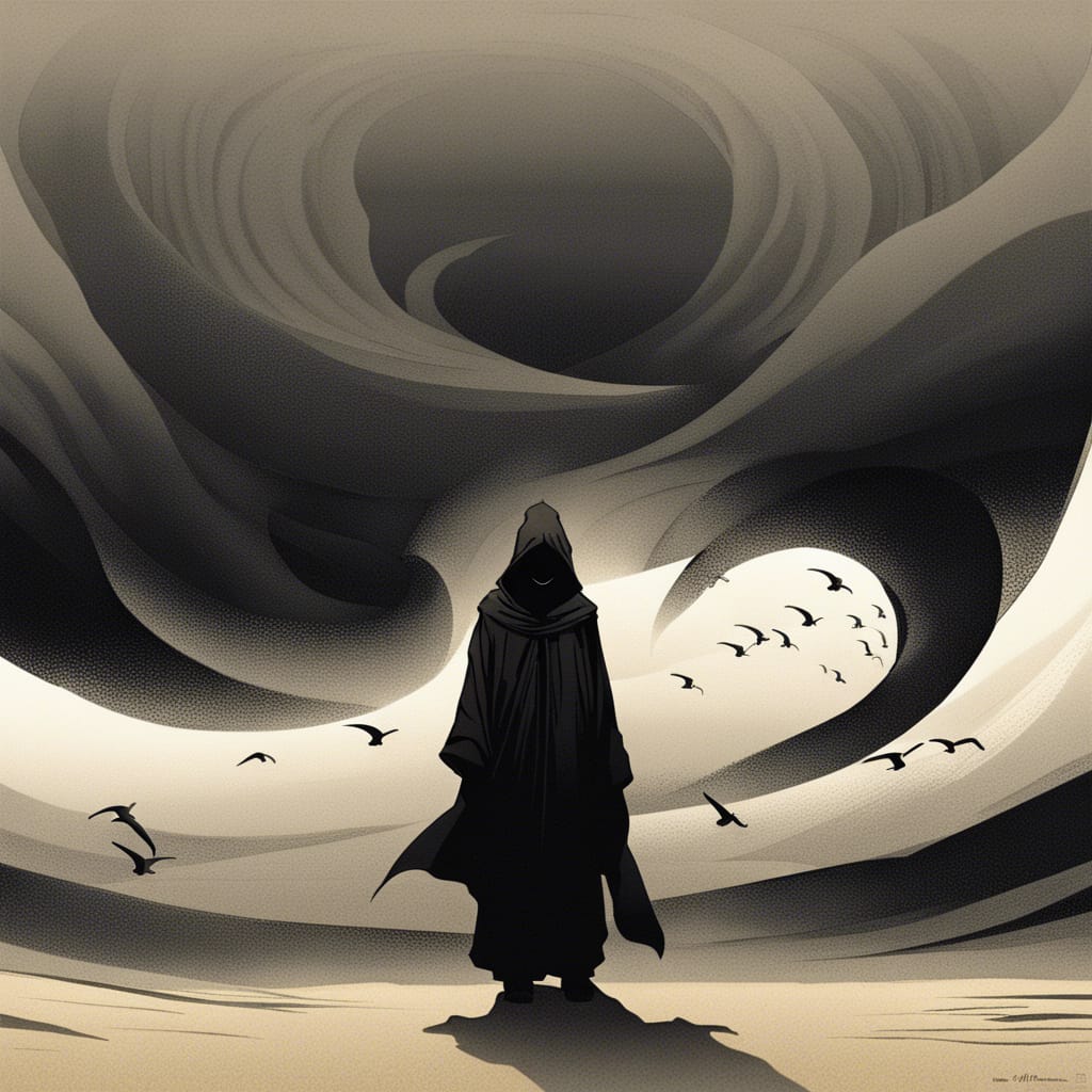 Here's a scene from my Halloween themed short story "The Witch's Finger" based on local folklore.

norfolkcorners.blogspot.com/2021/10/the-wi…

#Halloween2023 #shortstories #monk #AIArtworks