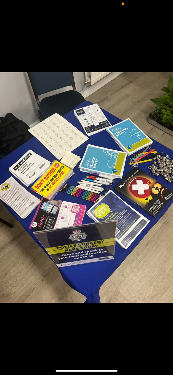 CHURCH LAWTON - Lawton Memorail Hall Open Day

Officers are now setup ready for the day - they’ll be here between 12:00 - 15:00 to offer bike marking to secure your bicycles outside and then crime prevention advice inside

Come on down 

#LawtonMemorialHallOpenDay