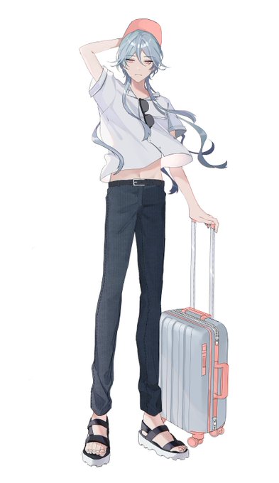「rolling suitcase」 illustration images(Latest)