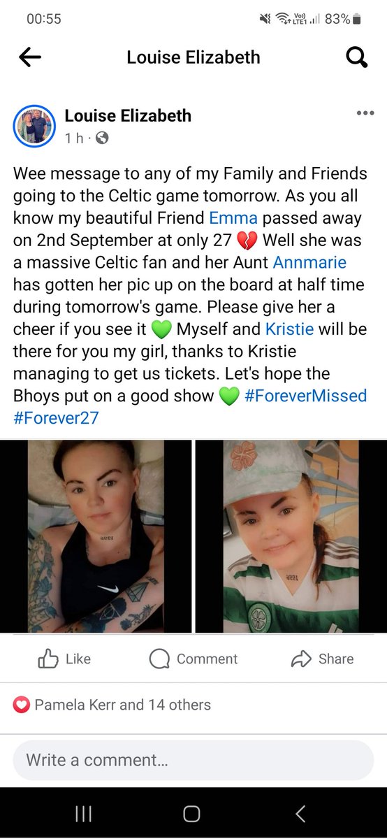 Louise_Sharp1's tweet photo. @CelticTV @CelticFC Can people please share this post? 💚 https://t.co/YkfTeBVvsO