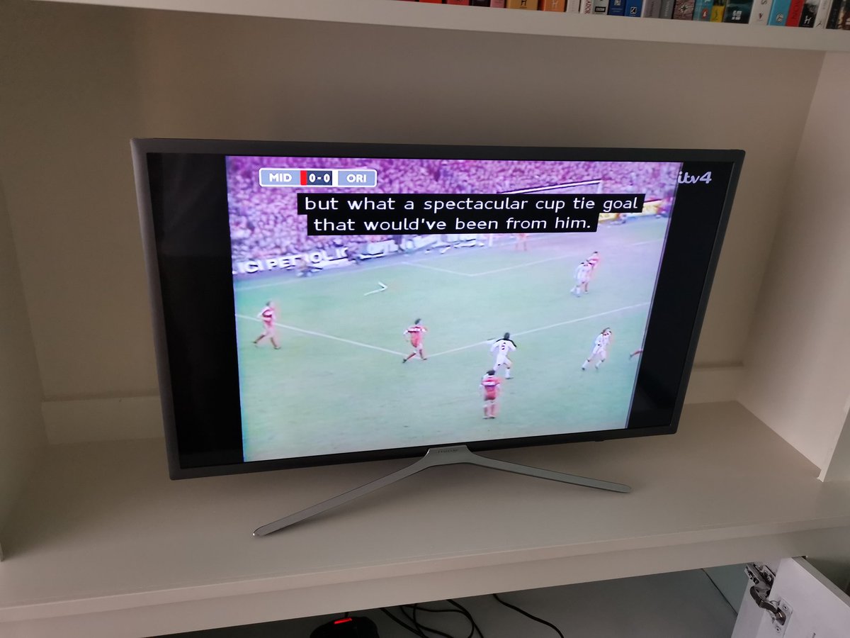 Random #lofc game on ITV4 currently 

FA Cup vs Middlesbrough - all a bit before my time (we are in braces!)