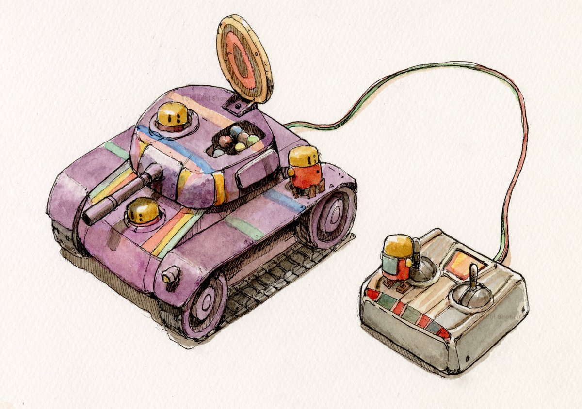 「Toy Tank 」|とんかちしょうねんのイラスト