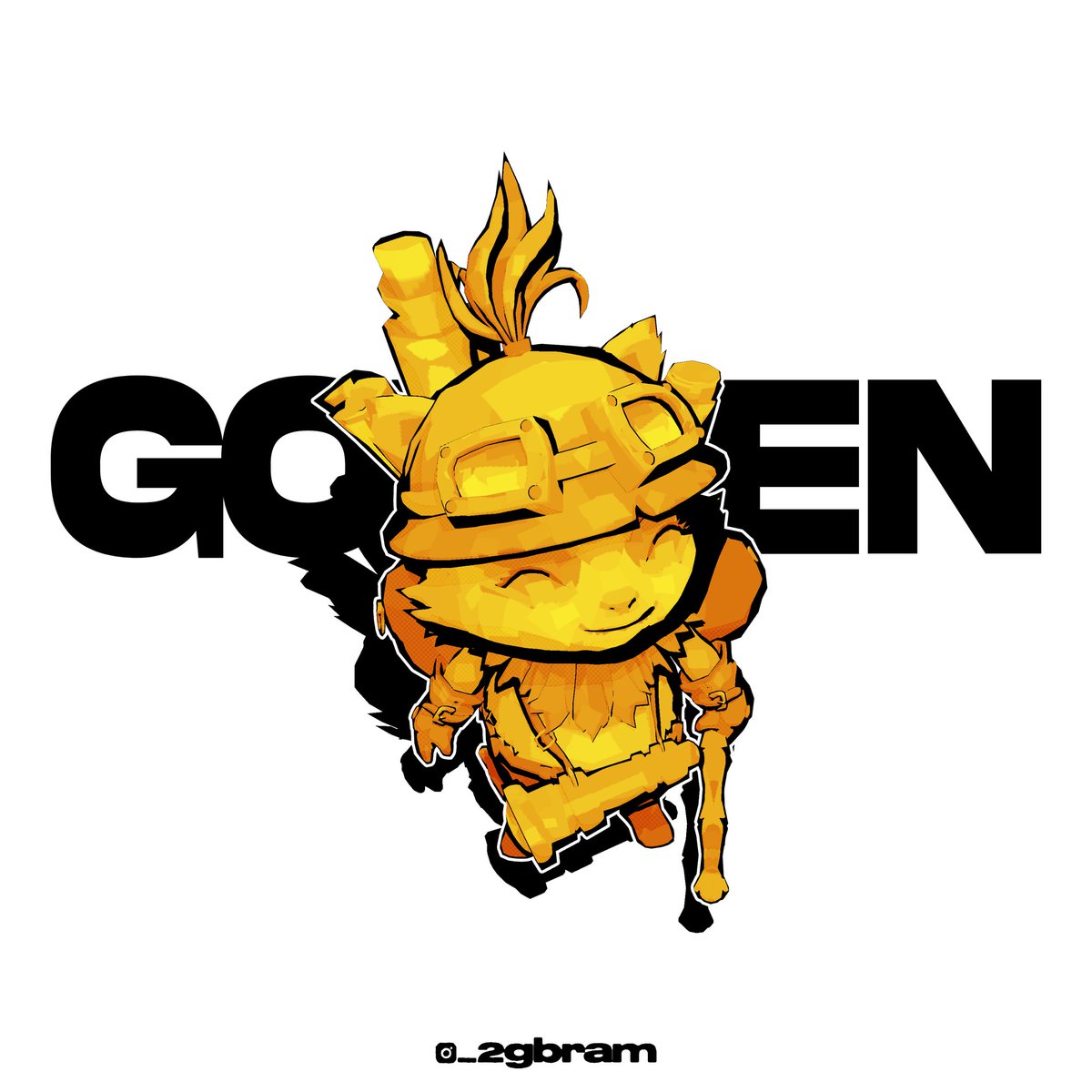 2gb_of_ram's tweet photo. 06 Golden ✨⌛ "Now we wait." #inktober2023  #golden #Artoflegends #Teemo #Samira #Jhin #Gwen https://t.co/jt6HRRUefQ