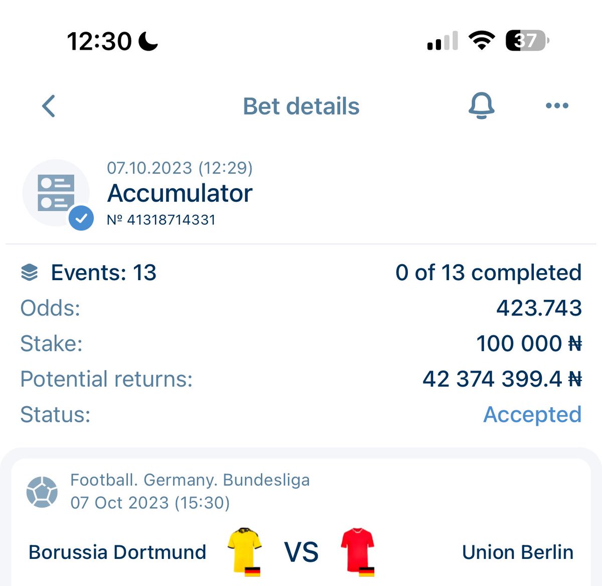 TalentedFBG's tweet photo. 100k win 400 million 
Boom 💥 
400 and 40 odds ⚽️⚽️⚽️
➡️Get 2times of your first deposits

✅Register here 👉  https://t.co/qECEnCN8k1
✅Use Promo Code: TALENTED

🔤🔤🔤valid for new 1Xbet accounts that register with the link/promo code

🎉New here check 👉  https://t.co/9yuRInEssx