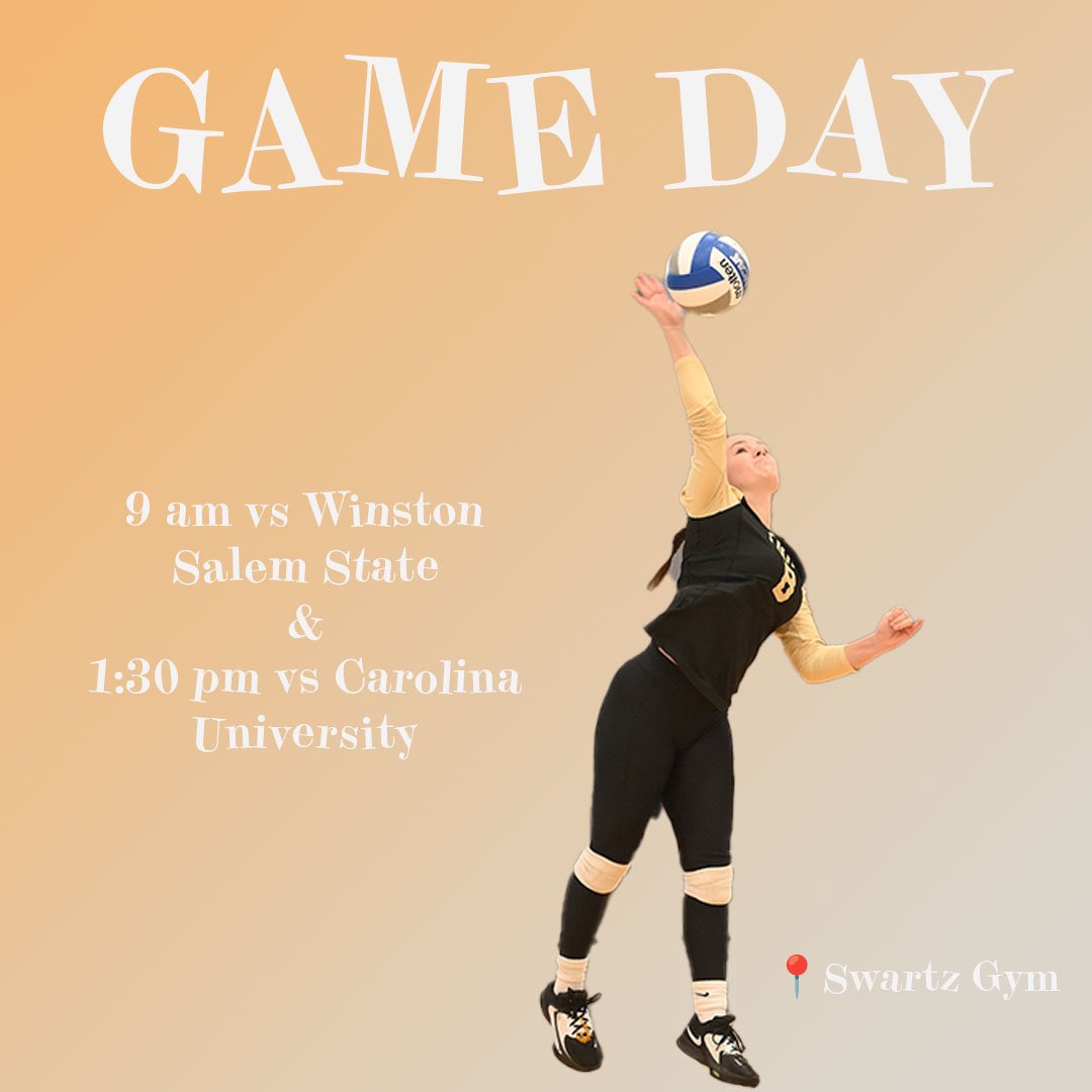 🚨🚨 GAME DAY 🚨🚨

join us today in Swartz at 9 am and 1:30 pm as we take on WSSU and CU!! 💪🏼💪🏼💪🏼