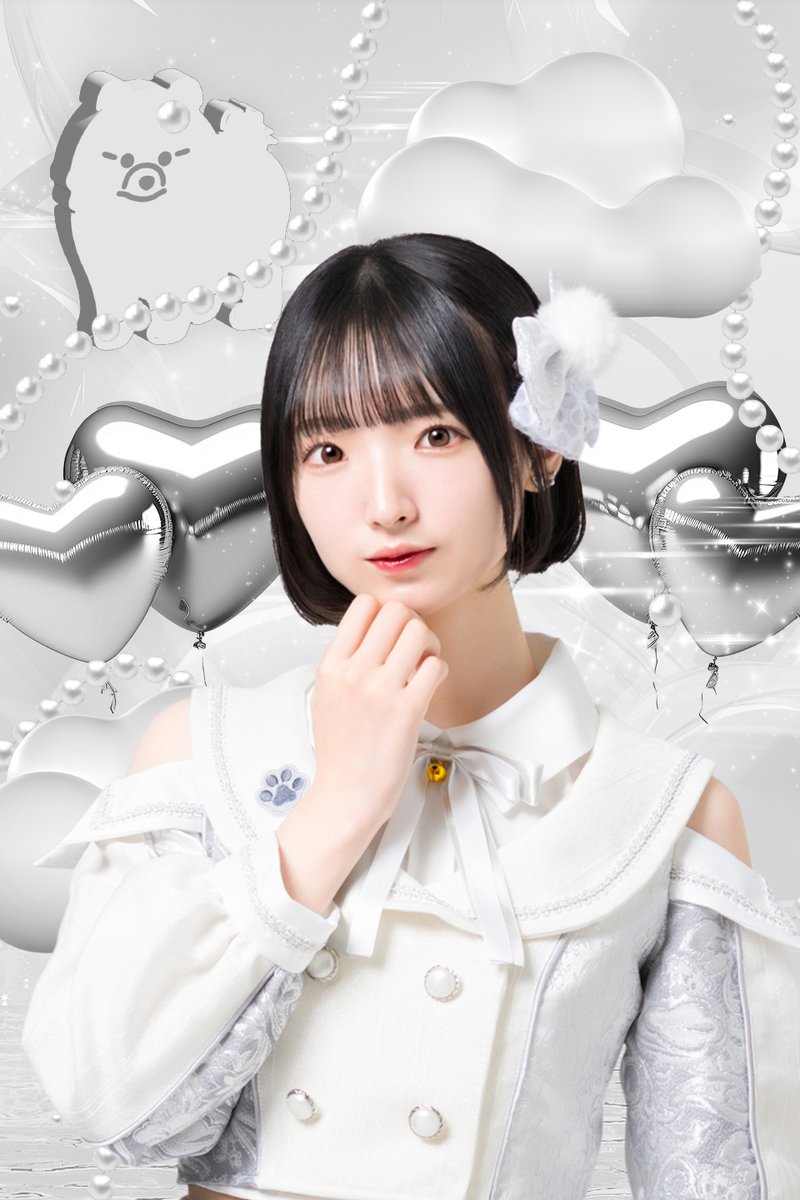 あずぽめ新体制】 周音美妃（あまねみき） メンバーカラー 白