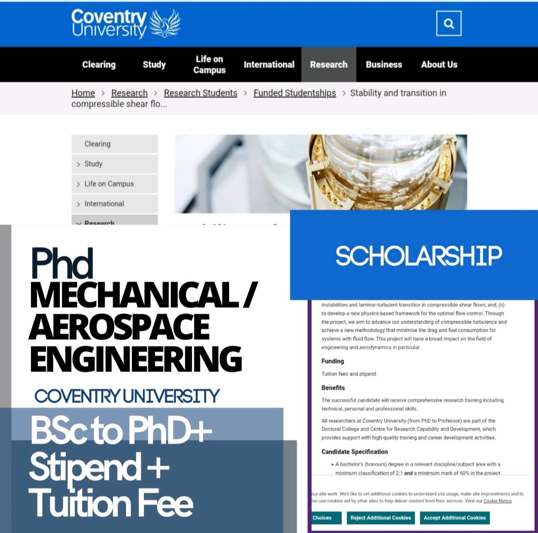 phd scholarship coventry university