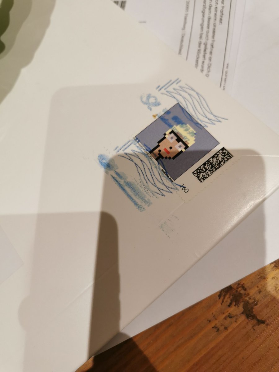 When I see this stamp in my mailbox, I get goosebumps and feel as excited as a little kid on Christmas. GM FAM have a nice Weekend all. ❤️💚🖤