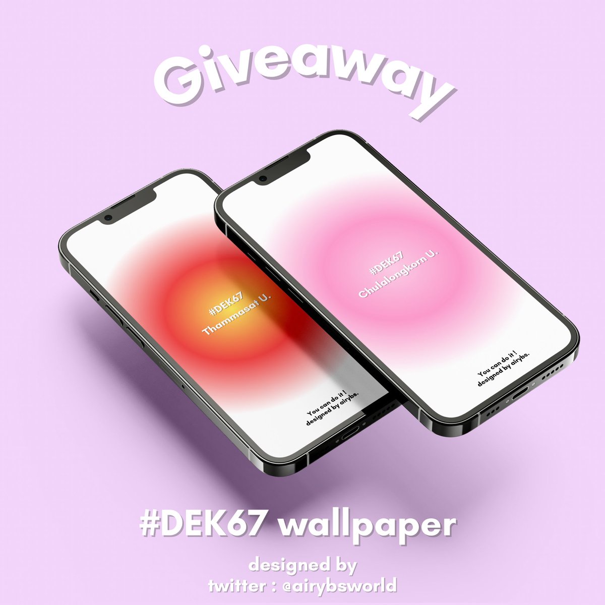 airybsofc's tweet photo. Giveaway📒 #DEK67 wallpaper ₊˚⊹🧗🏻‍♀️

♻️Pls rt and fav before use 🌐
Don't apply to commercial use 🤝🏻

📂 https://t.co/PGVXL133qc 

#แจกpng #แจกวอลเปเปอร์ #แจกอิโมจิ #เด็กซิ่ว #TCAS67 #TGAT #TGATENG #Alevel67 https://t.co/sRc6MI9n58