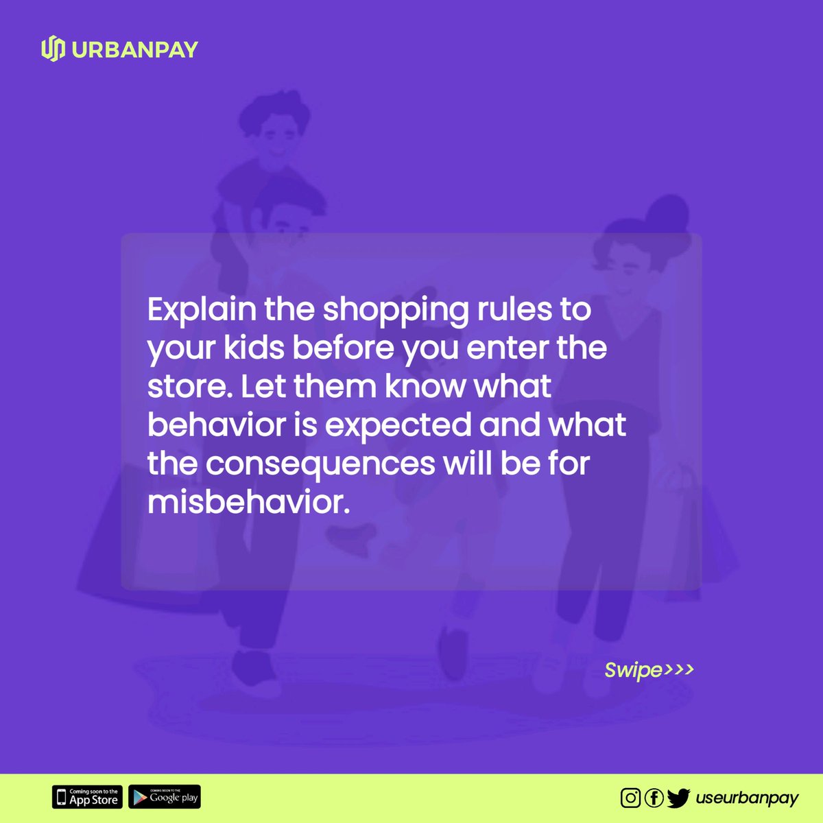 useurbanpay's tweet photo. Shopping with kids made easy 💯
#shopping #urbanpay #clothing #tips #explore #explorepage #fintech #bankingsolution https://t.co/jJwY5qzJws