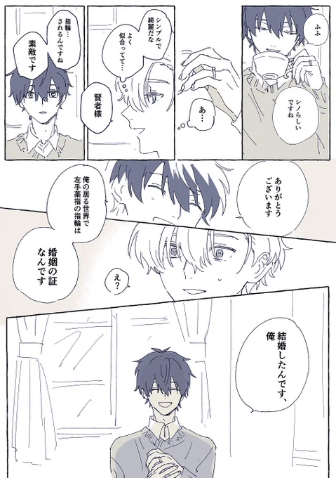 元の世界に戻ってしばらくしてまた再会した謎時空暗めヒス晶♂です 