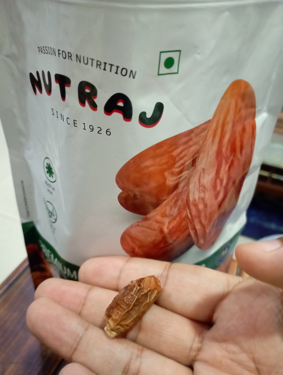 DevankMawai's tweet photo. Bought dates &amp; walnut of @NutrajIndia from @DMartSupport Extremely Poor Quality...not fit for human consumption. Stale with a foul smell. Much disheartened from both the brands. https://t.co/6P6b3e3tLS