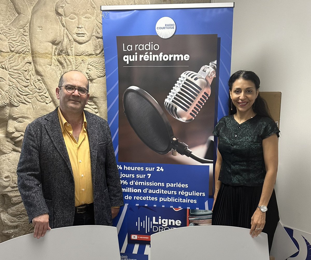HendaAyari5's tweet photo. Ce matin j’étais en direct avec mon avocat maitre @MajsterNat92307 sur @radiocourtoisie pour parler de la situation de Christiane Leveuf victime du #sangcontamine et de la compagnie @AXA @AXAFrance et du #cyberharcelement dont j’ai été victime depuis mon dépôt de plainte contre Tariq Ramadan.
Merci à @BOROWSKIMIKE pour son invitation.