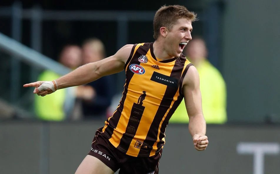 HawkTalkPod's tweet image. The Most Courageous Player of 2023 is...

DYLAN MOORE

#PCM2023